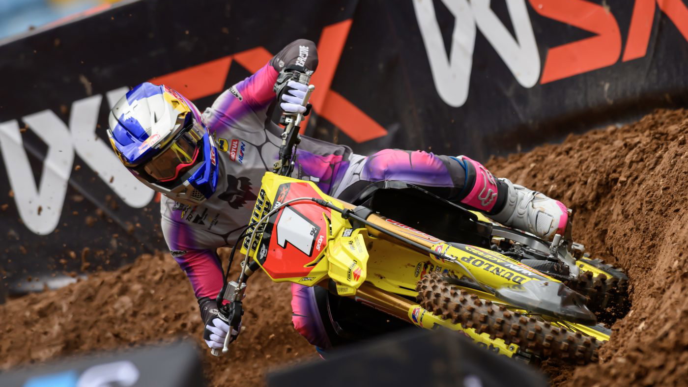 Ken Roczen, 2023 World Supercross British GP. - WSX Media